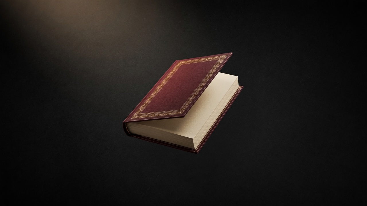A blank book waiting to be written