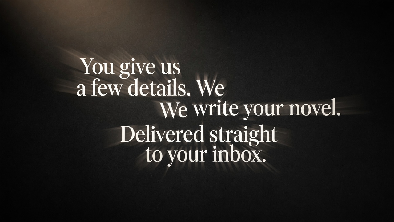 Story details becoming a custom novel